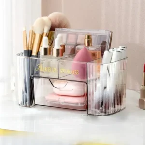 Organizador acrílico de maquillaje